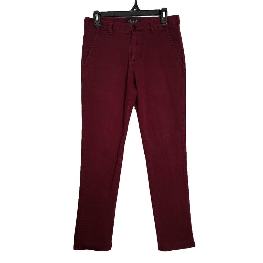 PacSun Red Straight Leg Pants Classic Design